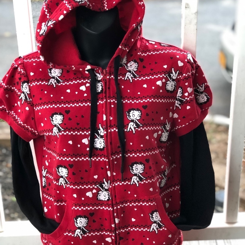 💋🎈❣️🎈💥❣️💋🎈Betty bop hooded sweatshirt